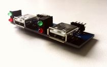 U disk duplicator interface accessory card