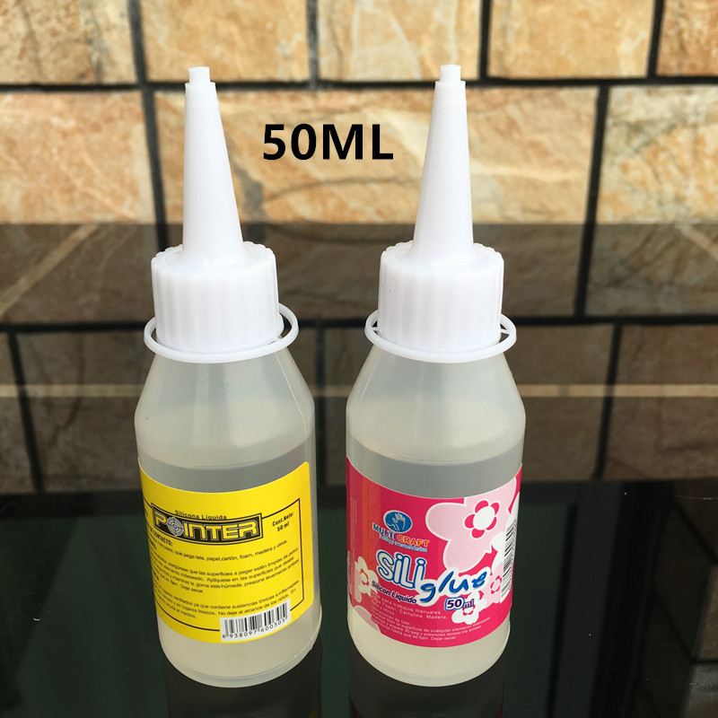 DIY handmade glue Alcoholic Glue Patyrofoam glue colorless transparent cloth Gel Hemp Rope Special Alcoholic Glue 50ML