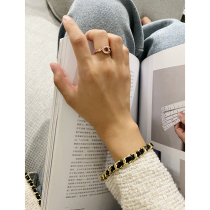 (MIAO) (Limited edition)Mud brothers own use for a long time 925 silver ring fashion niche design simple diamond sense