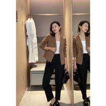 Mud brothers shop croissant grandma pants anti-wrinkle fabric tapered suit grandma pants