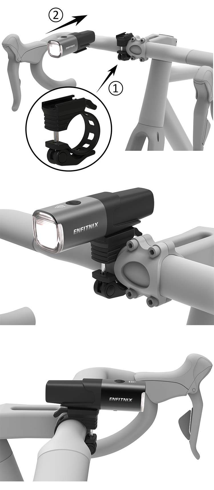 Умный индукционный велосипед, водонепроницаемый фонарь, передние фары 