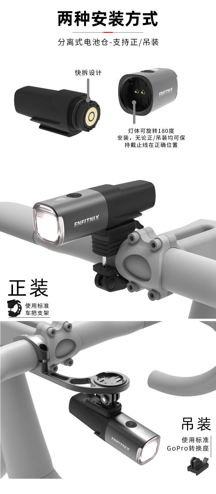 Умный индукционный велосипед, водонепроницаемый фонарь, передние фары 