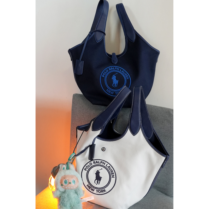 26 Spring/Summer Chunyuan 2990 Nautical Style Ivy League Style Age-Reducing Cute Vegetable Basket Canvas Tote Bag