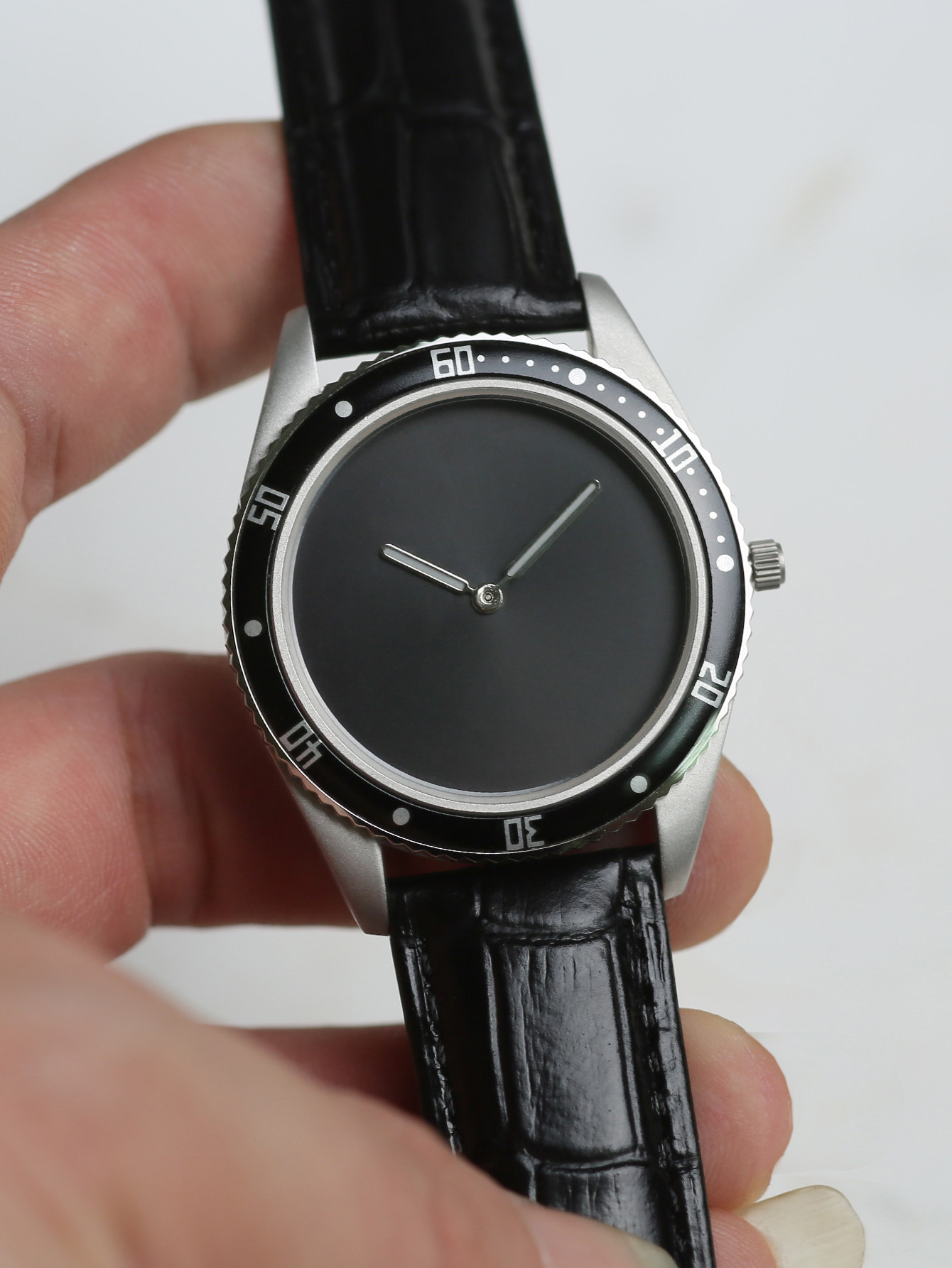 Quartz horloge voor koppels van titanium ultradun business_voghion.com