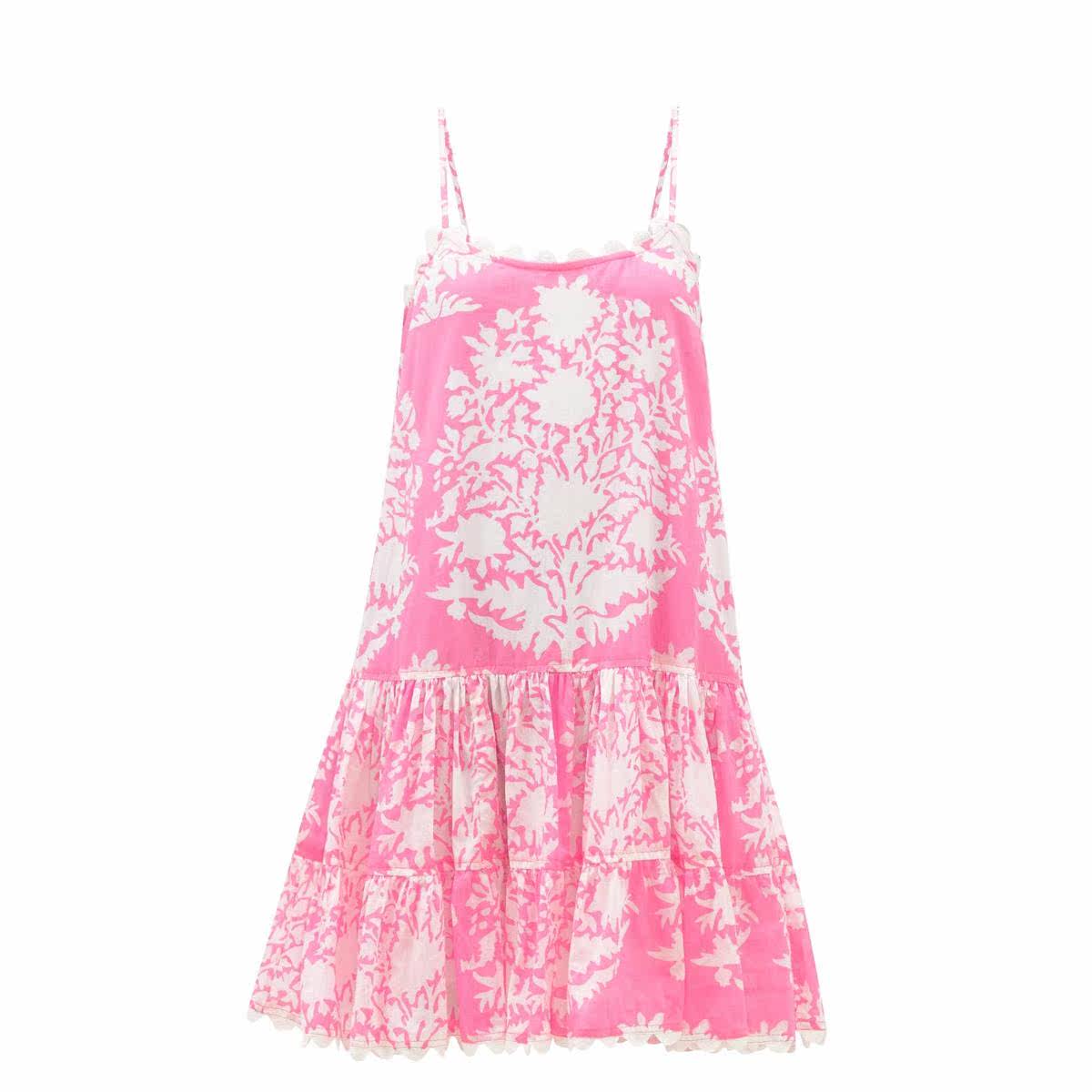 Juliet Dunn Palladio printed quality foreign dress 2022 new spring summer ladies luxury