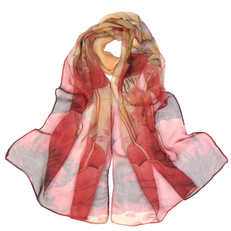 Summer Lotus Sun Protection Chiffon Scarf Seaside Beach Towel Lotus Pond Moonlight Thin Scarf Qq001 Sunshade Summer Lotus Sun Protection Chiffon Scarf Seaside Beach Towel Lotus Pond Moonlight Thin Scarf Qq001 Sunshade