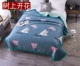 Khăn trải giường bằng pha lê nhung được bọc bằng một mảnh nhíp bông đơn mùa đôi chăn ngắn sang trọng chống trượt phiên bản AB