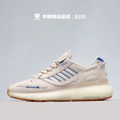 Cow Coax adidas Originals ZX 5K Boost -Grey -blue Rrote обувь GX6912 GX6913