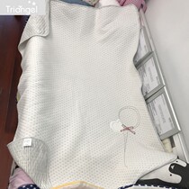 Air layer baby blanket baby blanket baby cover child quilt cotton clip cotton bed blanket soft spring and autumn winter