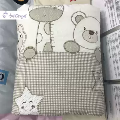 Triangel children thin quilt spring and autumn sandwich woven cotton cotton 140*110 kindergarten baby quilt