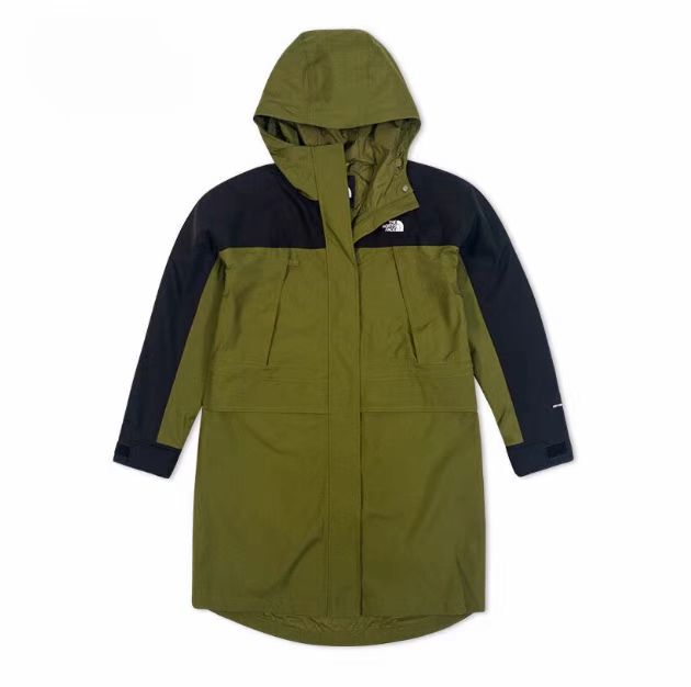Slightly Flawed Tnf North Face Women's Outdoor Sports Waterproof Mid-Length Windbreaker Hardshell Jacket 87W3