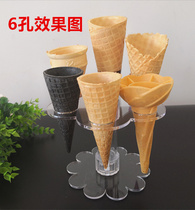 Ice cream rack cone rack display rack ice cream display rack cone holder transparent acrylic ice cream rack commercial