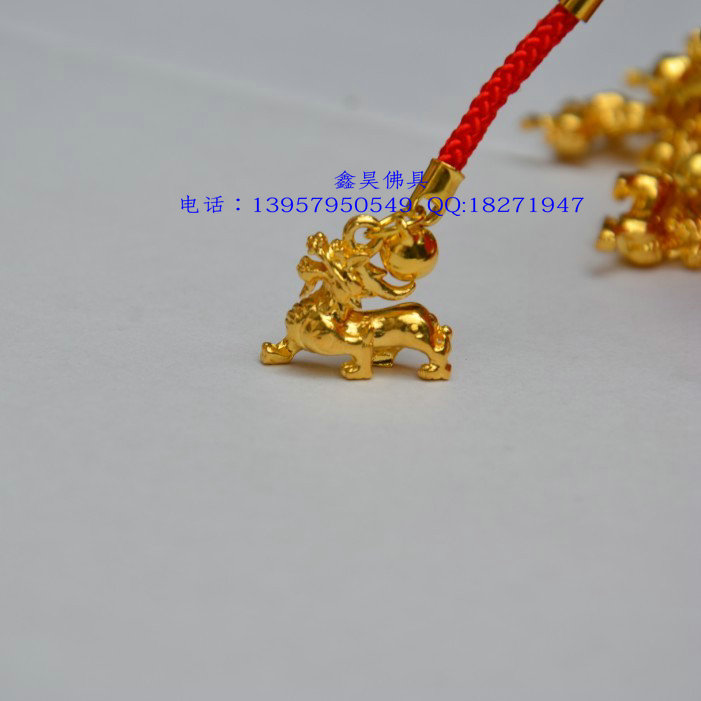 Xin Hao Buddhist Supplies Kirin mobile phone Shoulder Bag Pendant Tie Pendant Pendant