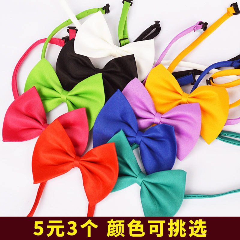 Pet dog accessories dog bow tie dog collar bow tie collar 3 packs cat teddy bichon bomei