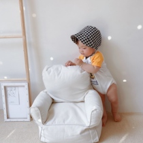 ins Baby childrens hat Baby hat Male treasure Female treasure Korean version Lace-up childrens fisherman hat Foreign shade