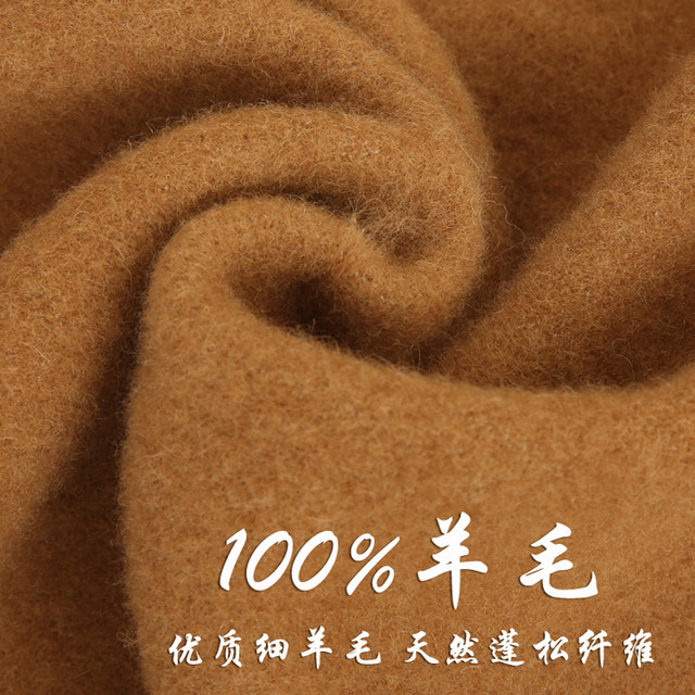 Double wool blanket 100% pure wool winter thickened cover blanket mattress blanket moisture-proof warm and comfort bed