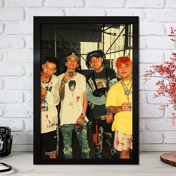 Плакат 15-летия, четыре размера, Мa Сивуэй, рэп-хип-хоп, братья Higher Brothers, декоративная подвесная картина