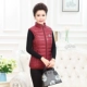 Phụ nữ trung niên 40-50 tuổi mùa thu và mùa đông tải nhẹ xuống áo bông mẹ tải áo lụa cotton cỡ lớn váy đầm đẹp