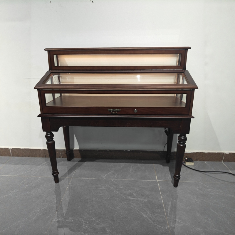 Ready-Made Tempered Glass Display Cabinet for Jewelry and Antique Collection Storage, with Lights and Lock, Dust-Proof Display Cabinet Ready-Made Tempered Glass Display Cabinet for Jewelry and Antique Collection Storage, with Lights and Lock, Dust-Proof Display Cabinet