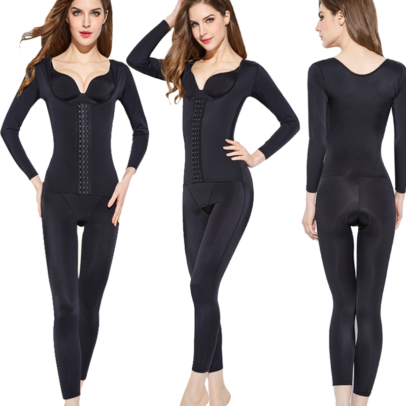 Thin long-sleeved trousers One-piece Shapewear Back-off Shapewear Corset Slim body Shapewear Shapewear