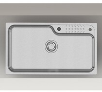 Kohler K-80231 80230 80233T-2HD-NA Leo single slot table under the table double kitchen basin