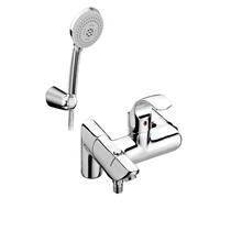 Kohler K-72689T-4-CP SN BN VIVE Cylinder side bathtub shower faucet