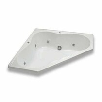 Kohler K-18777T-K-0 Emma Lu Acrylic Jacuzzi triangle
