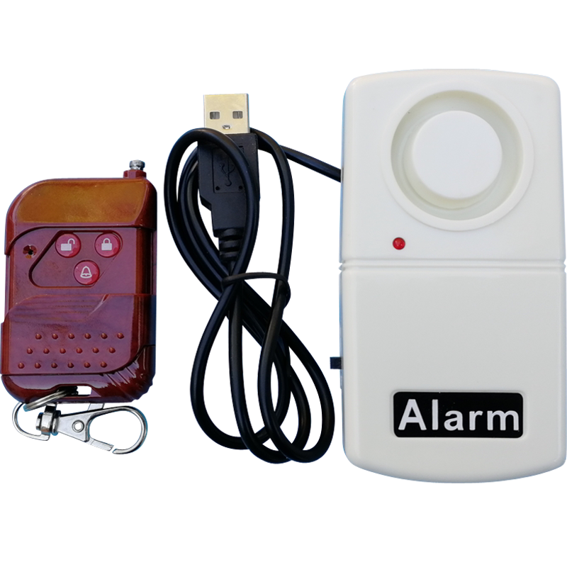Earthquake vibration shaking alarm intrusion detection equipment vibration detector usb or 12v powered type anti-theft device