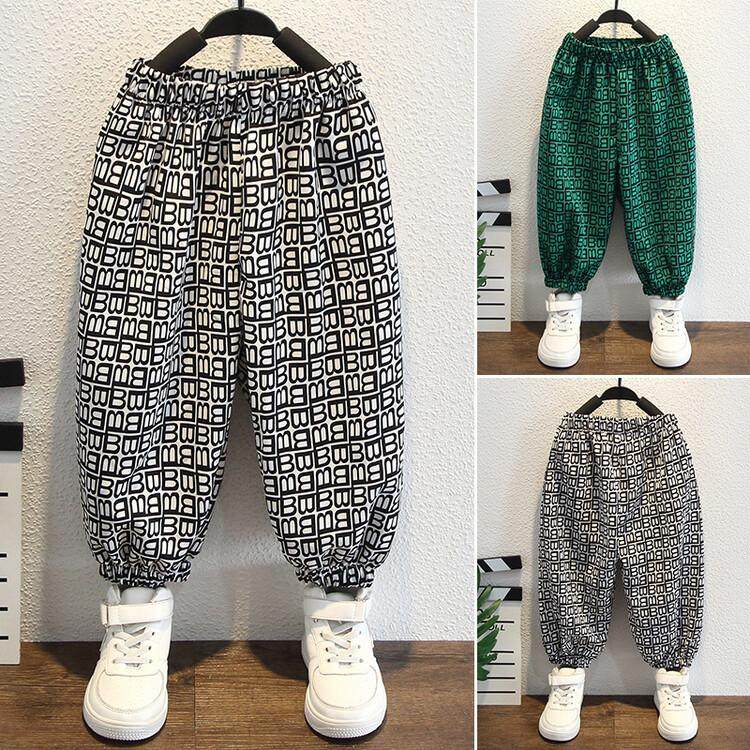 Casual wear summer cartoon cartoon mosquito repellent pants trousers cute ultraman kids clothes brand children's wear wide leg pants