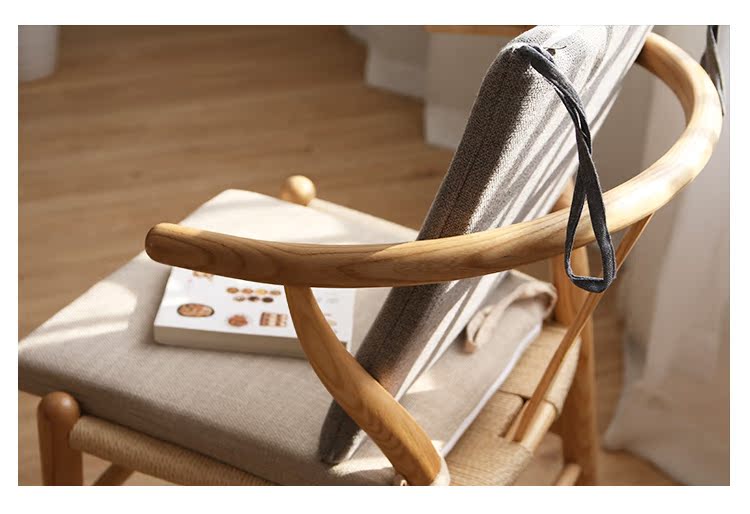 Nghệ thuật của Nhật Bản đầu tiên đệm văn phòng đệm sofa đệm đệm vuông ghế đệm có thể tháo rời và có thể giặt đệm ghế sofa gỗ