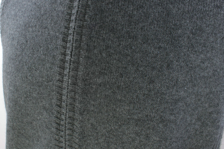 17 mùa thu và mùa đông người đàn ông mới của cashmere áo len vest pocket pocket màu rắn nam dây kéo nửa cao cổ áo dày tóc vest áo công sở nam