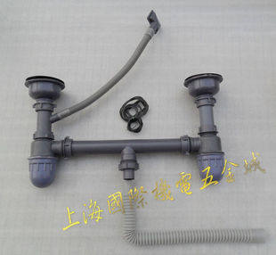 Shanghai gray plastic double sink sink sink accessories sink sink sink accessories sink sink faucet 702g