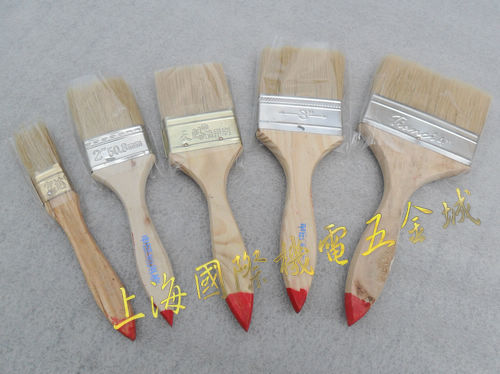 Shanghai 1-5 inch brush brush brush tool boat head brush Brown brush paint brush Industrial use
