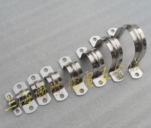 Stainless steel riding hoop 12-80 horseback riding card pipe card pipe fixing specifications multi stainless steel U type card forcing code