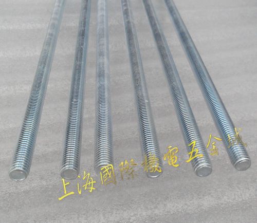 Screw M6 - M18 - iron galvanized wire rod all dental strip light steel keel ceiling dedicated full thread