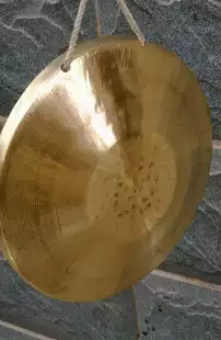 Wave musical instrument 30cm Su gong Huyin gong Bass gong Kai Dao gong Pure gong drum musical instrument three and a half props popular