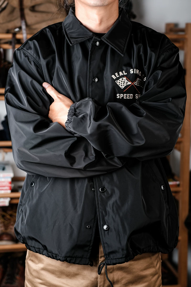 Windproof jacket, waterproof cloth, with embroidery