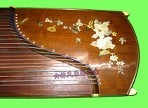 Dunhuang Guzheng 689L Peony Flower Figure Guzheng-a full set of accessories (Double Crown reputation) Lins musical instrument line