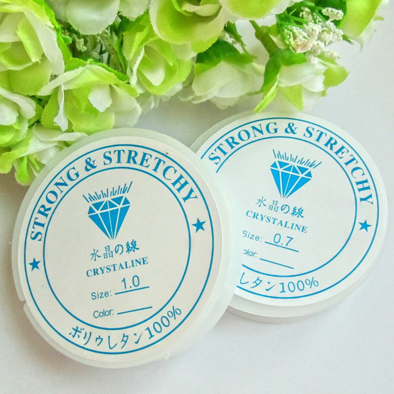 DIY jewelry accessories crystal line elastic rope hand string string string elastic line 2 yuan a roll of fish silk thread