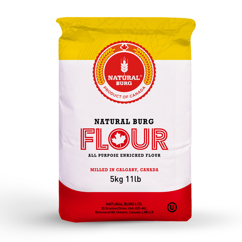 Canadian Original Imported Bread Flour Dumplings Steamed Bread Noodles Wheat 5KG Universal High Gluten Free Bleached-Taobao