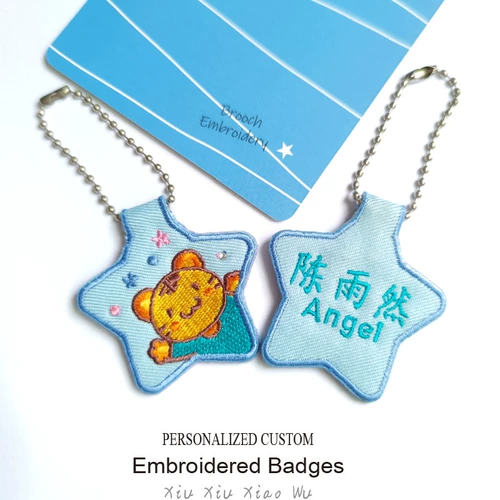 Оригинальный дизайнерский ранец для раннего возраста, рюкзак, милый кролик, подвеска, с вышивкой, тигр