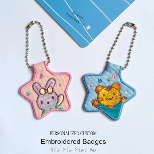 Оригинальный дизайнерский ранец для раннего возраста, рюкзак, милый кролик, подвеска, с вышивкой, тигр