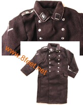 Crown soldier Eight feet 1:6 50013 loose pieces IPT Black SS Courtesy Great Coat
