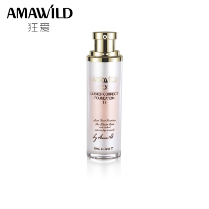 AMAWILD狂爱俏丽焕采遮瑕粉底霜 1#2#3#原装进口新包装加量