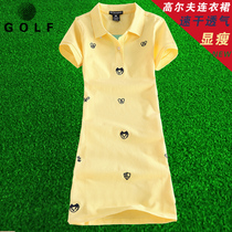 Summer New Pint Golf Clothing Womens Dress Golf Dress Golf Dress Googling Jersey Jersey Slim Fit Slim Fit
