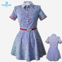 KEROMIE GOLF JERSEY GOLF Dress Golf Dress Printed Skirt Speed Dry Elastic Closeout Slim Sport Long Skirt