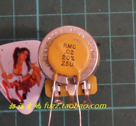 60s stock new RMC flat cake ceramic capacitor 0 02uf 500V Perfect match for Hyundai Fender SG