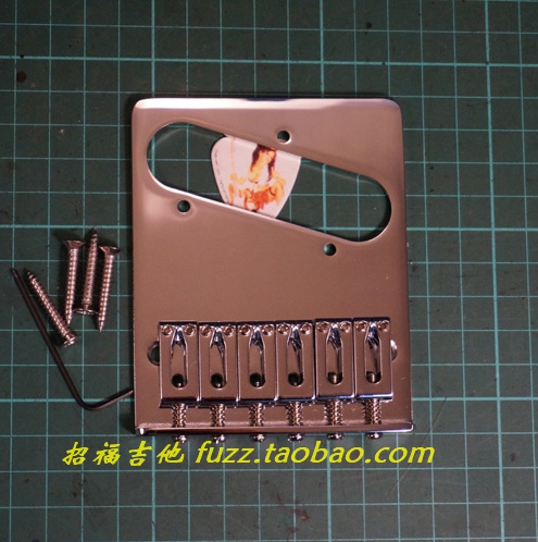 The new Fender Modern Telecaster bridge replaces the four-screw Vintage model made in Mexico