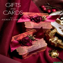 Meet the Queen European Wedding Candy Box Personalized Custom Wedding Supplies Small Square Box Gifts