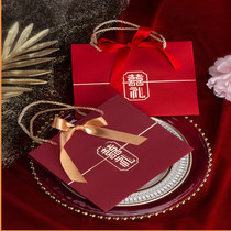 New wedding candy box tote bag hand bag return gift bag Chinese style wedding bridesmaid bridesmaid gift bag